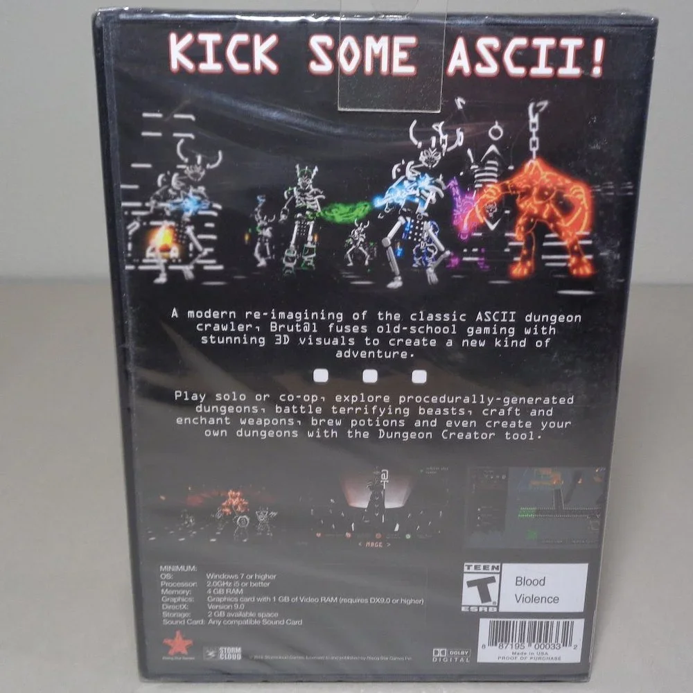 BRUTAL New PC DVD-ROM Video Game
